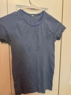 lululemon athletica Short Sleeve Tee in Light Blue